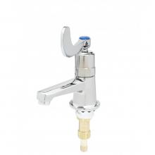 T&S Brass B-0712-WA - Sill Faucet, Wrist-Action Metering Cartridge, 4'' Wrist Handle, 2.2 GPM Aerator