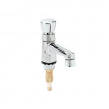 T&S Brass B-0713 - Sill Faucet, Self Closing Metering Valve w/Cap, Vandal Resistant Aerator