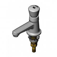 T&S Brass B-0713 - Sill Faucet, Self Closing Metering Valve w/Cap, Vandal Resistant Aerator