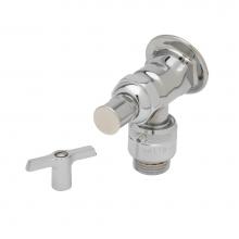 T&S Brass B-0737-POL - Sill Faucet, Vacuum Breaker, 3/4'' NPT Female Flanged Inlet, 3/4'' Hose Thread