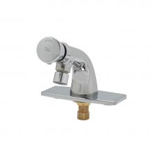 T&S Brass B-0805-VR - Metering Faucet, Single Temp, Push-Button Cap, VR Deckplate