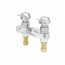 T&S Brass B-0831-PA - Metering Faucet, Deck Mount, 4'' Centers, Pivot Action Metering