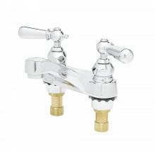 T&S Brass B-0871-VR-CH-QT - Lavatory Faucet, Deck Mount, 2.2 gpm VR Aerator, Club Handles, VR Screws, QT-Eternas