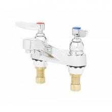 T&S Brass B-0871 - Lavatory Faucet, Deck Mount, 4'' Centers, Aerator, 1/2'' NPSM Male Shanks