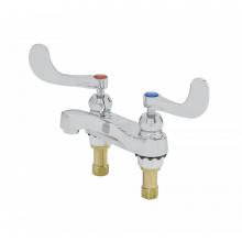 T&S Brass B-0890-CR-WS - Medical Faucet, Deck Mount, 1.5 GPM Aerator, Wrist Handles, Cerama Cartridges