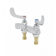 T&S Brass B-0890-VRS - Medical Faucet, Deck Mount, Cast Basin Spout, Aerator, Wrist Handles, Vandal Resistant