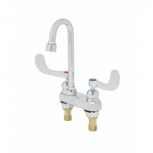 T&S Brass B-0892-132XV5CR - 4'' Centerset Mixing Fct, Cerama Cartridges, Swivel Gooseneck, 0.5 GPM VR Spray Device