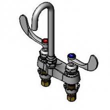 T&S Brass B-0892-CR4XPF15 - Medical Faucet, Deck Mount, XP Plain-End Gooseneck, Ceramas, 1.5 GPM Flow Control, B-WH4