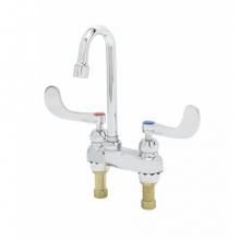 T&S Brass B-0892-CR - Medical Faucet, 4'' Centerset, Swivel/Rigid Gooseneck, 2.2 gpm Aerator, 4'' Ha