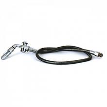 T&S Brass B-0973 - Bedpan Washer, Stainless Steel Hose, Push Button Self Closing Spray Valve