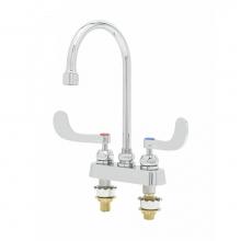 T&S Brass B-1141-XSCR4V05 - Workboard Faucet, 4'' Deck Mount, 6'' Swivel GN, 0.5 GPM VR Outlet, 4'&ap