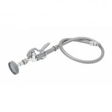 T&S Brass B-1410 - Spray Assembly, 3' Stainless Steel Hose with Quick Disconnect Spray Valve