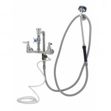 T&S Brass B-2117 - Cart Wash Spray Unit, Soap Injector, Vacuum Breaker, Spray Nozzle with Brush Included