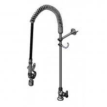 T&S Brass B-2285-BC - Pre-Rinse, Deck Mount, Single Temp Control, Low Flow Spray Valve, Wall Bracket