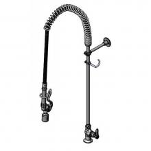 T&S Brass B-2285-CR-BC - Pre-Rinse, Deck Mount, Single Temp, Low-Flow Spray Valve, Ceramic Cartridge, Wall Bracket