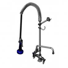 T&S Brass B-2338-08 - Pre-Rinse Unit: Single Hole Base, Wall Bracket, Add-On Fct, 12'' Nozzle, B-0108