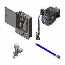 T&S Brass B-2339-7132MVBH - Hose Reel Control Cabinet, Control Valve, Check Valves, Open 35' Hose Reel, Vacuum Breaker