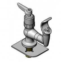 T&S Brass B-2360-04 - Bubbler, Forged Brass Mouth Guard, Fast Self Closing, Hidden Flow Control, Backing Plate