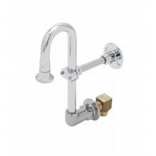 T&S Brass B-2456-W-119X - Wall Mount Elbow, 119X Rigid Gooseneck, 1.5 gpm Rosespray, B-0230-K Kit, Wall Bracket