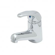 T&S Brass B-2701-VF05 - Single Lever Faucet, Ceramic Cartridge, Rigid Base, 0.5 gpm Non-Aerated VR Outlet, Flexible Supply