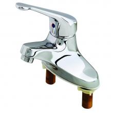T&S Brass B-2711-LH - Single Lever Faucet, 4'' Centerset, 6'' Handle, 2.2 GPM Aerator