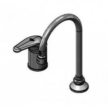 T&S Brass B-2742-A22 - Single Lever Side Mount Control, Swivel Gooseneck, 2.2 GPM Aerator