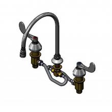 T&S Brass B-2865-09CRV22 - Medical Faucet, 12'' Flex Lines, Ceramas, Swivel/Rigid GN, 2.2 GPM VR Aerator, VR Screws