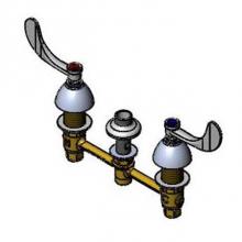 T&S Brass B-2866-04LN - 8''c/c Deck Mount Faucet Less Nozzle