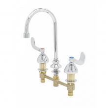 T&S Brass B-2866-05-VF05 - Medical Faucet, 8'' Centers, Swivel Gooseneck, VR 0.5 GPM Non-Aerated, 4'' Wri