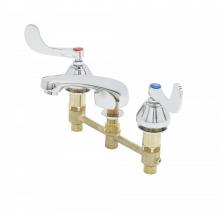 T&S Brass B-2990-WH4-VF05 - Lavatory Faucet, Concealed Body, 8'' Centers, Cast Spout, 4'' Wrist, VR 0.5 GP