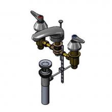 T&S Brass B-2992-P - Lavatory Faucet, Concealed Body, Swivel Joint, 8'' Centers, Cast Spout, Pop-Up
