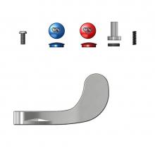 T&S Brass B-2K-NS - 4'' Wrist-Action Handle Parts Kit (Handle, Indexes, Screw, Spring, Seat Washer w/ Disc)