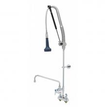 T&S Brass B-5110-12-CRB8P - Pull-Down PRU w/ 12'' ADF, Cerama Cartridges, Lever Handles & Wall Bracket