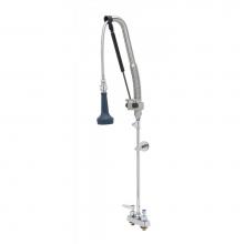 T&S Brass B-5110-CR-B8TP - Pull-Down PRU w/ Cerama Cartridges, Lever Handles & Wall Bracket