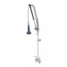 T&S Brass B-5110-CR-B8TP - Pull-Down PRU w/ Cerama Cartridges, Lever Handles & Wall Bracket