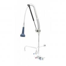 T&S Brass B-5115-12-CRB8P - Pull-Down PRU w/ 12'' ADF, Cerama Cartridges, Lever Handles & Wall Bracket