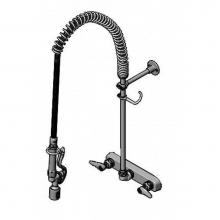 T&S Brass B-5125-BJ - 8'' Wall Mount Workboard Pre-Rinse unit W/Eterna, B-0107-J & Wall Bracket