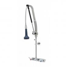 T&S Brass B-5125-CR-B8TP - Pull-Down PRU w/ Cerama Cartridges, Lever Handles & Wall Bracket