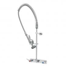 T&S Brass B-5125-CR-B - 8'' Wall Mount Workboard Pre-Rinse unit W/Cerama, B-0107 & Wall Bracket