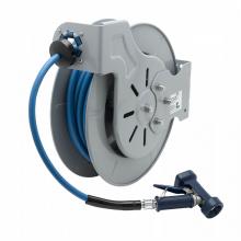 T&S Brass B-7242-02 - Hose Reel, Open, Epoxy Coated Steel, 3/8'' ID x 50' Hose, Rear Trigger Water Gun