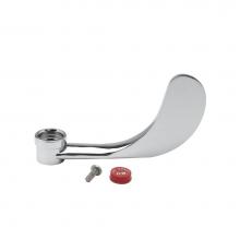 T&S Brass B-WH4H-AM - 4'' Wrist Action Handle w/ Anti-Microbial Coating & Hot Index