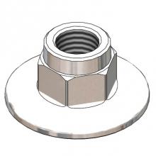 T&S Brass BL-4250-06 - Lab Panel Flange with 1/2'' NPT Female Inlet and 3/8'' IPS Female Outlet