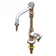 T&S Brass BL-5705-09 - Lab Faucet, Single Temperature Control, Vacuum Breaker Swing Nozzle, Serrated Tip