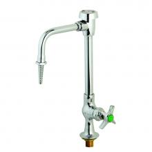 T&S Brass BL-5707-01 - Lab Faucet, Single Temp, Anti-Rotation, Swivel/Rigid Vacuum Breaker Nozzle, Serrated Tip