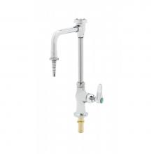T&S Brass BL-5707-01L-QT - Lab Faucet, Single Temp, VR, Vacuum Breaker Nozzle, Serrated Tip, QT Eterna, Lever Handle