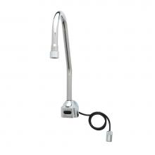 T&S Brass EC-3101-LF22-SB - ChekPoint Wall Mount Sensor Faucet w/ Surgical Bend Nozzle & 2.2 GPM VR Laminar Device