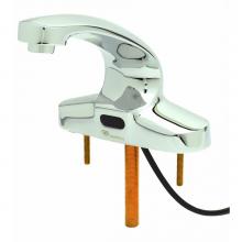 T&S Brass EC-3103-VF05 - ChekPoint Electronic Faucet, Deck Mount, 4'' Centerset, AC/DC Module, 0.5 GPM VR Outlet