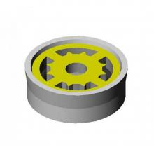 T&S Brass FD22 - Flow Control Disc, 2.2 GPM, Yellow Insert