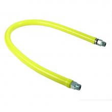 T&S Brass HG-2E-36K - Gas Hose, Free Spin Fittings, 1'' NPT, 36'' Long, Includes Installation Kit
