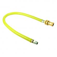 T&S Brass HG-6C-48 - Gas Hose w/ Reverse Quick-Disconnect, 1/2'' NPT, 48'' Long